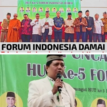 Ketua Umum Forum Indonesia Damai - Ust. Reza Zulkifli : Mengajak Seluruh Masyarakat Untuk Terus Tebarkan Kedamaian ke Pelosok Negeri