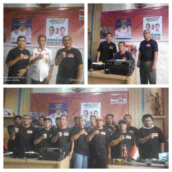 Cagub -Cawagub Banten dan Maesyal Rasyid -Intan Nurul Hikmah Sebagai Cabup-Cawabup Kab Tangerang Didukung Penuh Garda Prabowo 