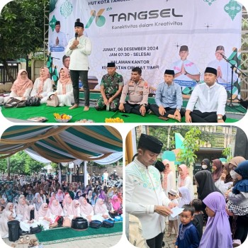Kecamatan Ciputat- timur Gelar Tasyakuran dalam Peringati HUT Kota Tangsel ke- 16