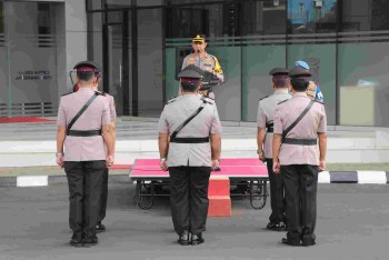 Kapolres Pimpin Upacara Sertijab Kasat Samapta, Kasi Humas, Kapolsek Ciledug dan Pinang, Ini Pesannya