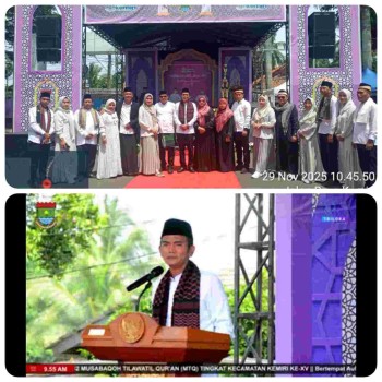 Musabaqah Tilawatil Qur’an (MTQ) Tingkat Kecamatan Kemiri ke-15 Resmi Digelar Hari Ini
