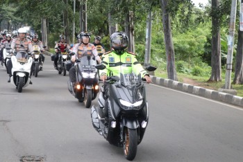 Jam Rawan Kemacetan, Kapolres Metro Tangerang Kota Patroli Bersama Tim Urai Kemacetan