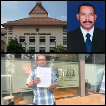 DUGAAN KORUPSI SETWAN KOTA TANGERANG RESMI DILAPORKAN DI KEJARI