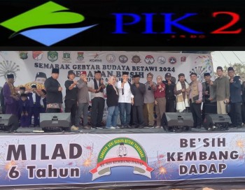 Perayaan Milad ke-6 Budaya Betawi Kembang dadap Bersih dan rapih    diadakan pada tahun 2024 di Lapangan Forkab Desa Belimbing,Kosambi,Tangerang
