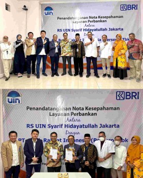 RS UIN Syarif Hidayatullah dan PT Bank BRI (Persero) Tbk Jalin Kerja Sama Strategis dalam Layanan Perbankan dan
Pengembangan Digital