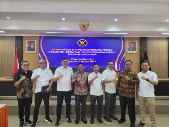 Buktikan Itikad Baik,  Sachrudin Walikota Tangerang Hadir di Sidang Kode Etik DKPP-RI