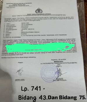 Dalam Kasus Lahan Lie Pie Quan, Lurah Selapang Jaya disinyalir Bungkam Penyidik dengan Dokumen zaman Sun Go Kong