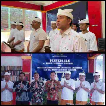 Hari Raya Nyepi Tahun Baru Saka 1946, 8 Warga Binaan Rutan Cipinang Terima Remisi Khusus
