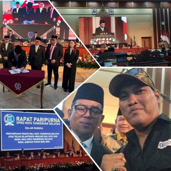 Humas DPP FWJI & FKPPI Tangsel Ucapkan Selamat Bertugas Wali Kota, Wakil Wali Kota Tangerang Selatan & Gubernur Banten Periode 2025 - 2030