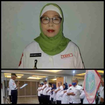Acara pelantikan pengurus Cabang ranting Kecamatan Organisasi Masyarakat Cendekiawan Anak Pahlawan Bandung (CAPA) se-Kota Bandung 