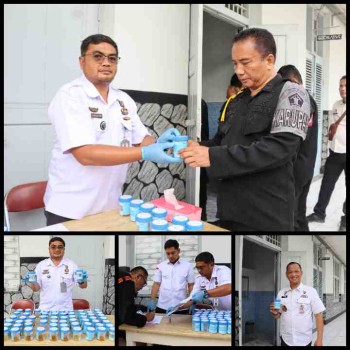 Pastikan Bersih dari Narkoba, Puluhan Pegawai Lapas Pemuda Tangerang Laksanakan Tes Urin