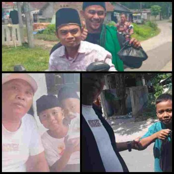 Media kabupaten tangerang kembali Menjalankan Program Kerja Jum'at Berkah nasi kuning. KABIDSOS:Tak harus kaya dulu untuk berbagi.