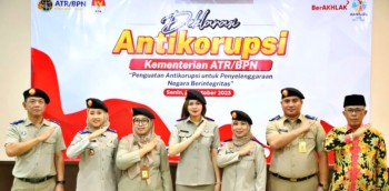 Raih Rekor MURI, Kantor Pertanahan Kota Tang-sel Ikuti Deklarasi Anti Korupsi