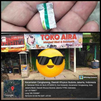 Terkesan Kebal Hukum,Sebuah Toko Berkedok Toko Kosmetik di Duga Menjual Obat Keras Golongan G Secara Ilegal di Wilayah Hukum Polsek Cengkareng