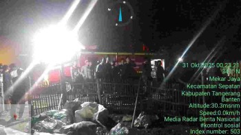 Kebakaran Hebat Landa Rumah Warga di Desa Mekar Jaya, Diduga Akibat Korsleting Listrik

