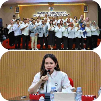 Kantah Tangsel siap wujudkan Implementasi budaya kerja berakhlak menuju WBBM