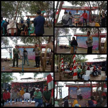 Penyuluhan Konsep Sadar Wisata Sapta Pesona,Mahasiswa Multi Media Ajak Warga Pesisir Pantai 