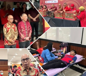 Gelar Bhakti Sosial Hari Raya  Imlek 2576 Jamintel Reda Manthovani berkata  Semangat Berbagi