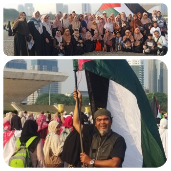 INDONESIA LAWAN GENOSIDA,

SIMPATISAN GELAR AKSI SOLIDARITAS DI PATUNG KUDA, JAKARTA PUSAT