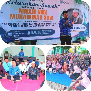 Majlis Taklim Al- Hidayah Kelurahan Sawah, Kecamatan Ciputat Gelar Maulid Nabi SAW 1446.H