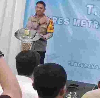 Kapolres Metro Tangerang Kota Paparkan Evaluasi Kamtibmas dan Kinerja Kepolisian Sepanjang 2025