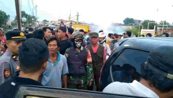 DI DUGA TAWURAN PELAJAR TERJADI DI DESA BELIMBING, APARAT AMANKAN SEJUMLAH SAJAM