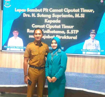 Rastra Yudhatama.S,STP Jabat Camat Ciputat- Timur Kota Tang-sel

