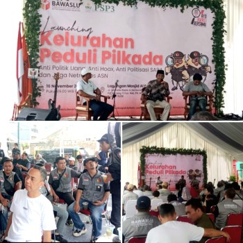 Bawaslu Kota Tangerang- selatan gelar Launching Kelurahan Peduli Pilkada