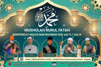 Warga Antusias Hadiri Peringatan Maulid Nabi Muhammad SAW di Sukawali, Pakuhaji