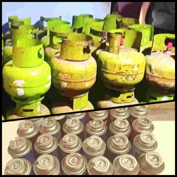 Polisi Bongkar Sindikat Pengoplos Gas 3 Kg ke Tabung Kaleng Portabel di Tanjung Priok,6 Orang Diduga Pelaku Di Cokok