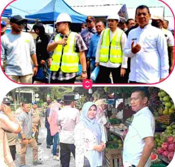 Ciptakan suasana Pasar Ciputat  nyaman  dan aman,  Ruas Jln.H.Usman ditata dan di percantik