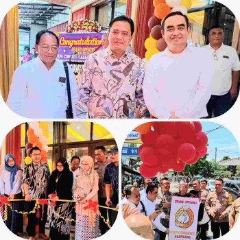 Camat Pamulang hadir di Grand Opening Papa Cookies and bakery Cabang ke- 142 Pamulang