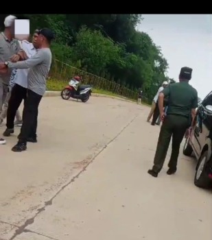 Viral Beredar Di Medsos Seorang Kepala Desa Nampak Marah-marah Di Lokasi Proyek