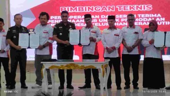 ABPEDNAS Kabupaten Tangerang dan Kejari Tangerang Teken MoU Pengawasan Dana Desa dan Koperasi Merah Putih