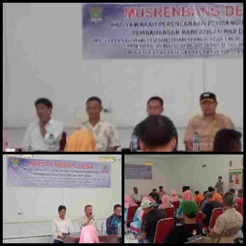 Musrenbangdes Desa  sukamanah  Prioritaskan Infrastuktur wilayah masing masing