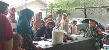 Pembagian Beras Bagi KPM Di Desa Babakan Diharaf Bermanfaat