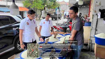 Satgas Pangan Polres Serang Pantau Harga Beras, Pastikan Sesuai HET

