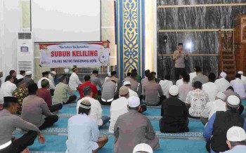 Subuh Keliling di Bulan Ramadhan, KBP Zain Dwi Nugroho Ingatkan Pentingnya Kondusifitas Kamtibmas