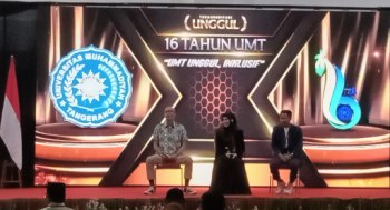Milad ke 16 UMT ( UNIVERSITAS MUHAMMADIYAH TANGERANG )  bertema Perkuat  Komitmen Unggul dan Bersatu  Membangun Peradaban Bermartabat

