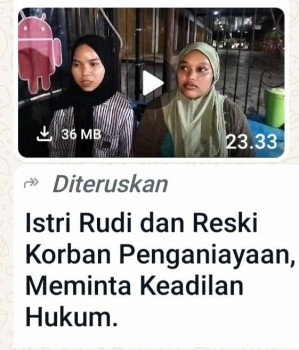Istri Rudi dan Reski Doduga Korban Penganiayaan, Meminta Keadilan Hukum