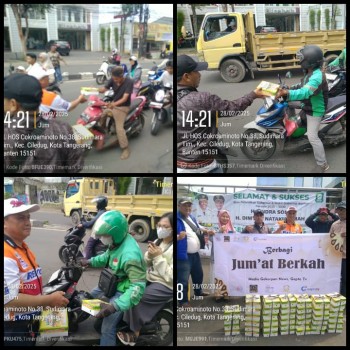 Marhaban ya Ramadhan Jum'at berkah media Gakorpan dan TV Gapta terus Berbagi Nasi Kotak