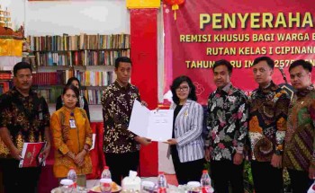 Hari Raya Imlek 2024, Warga Binaan Rutan Cipinang Terima Remisi Khusus