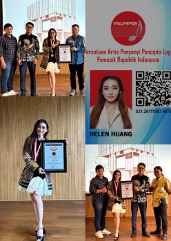 Proses Meraih prestasi Penghargaan MURI JSI,Penyanyi Mandarin di Kapal Pesiar Bekal Dua Tahun Belajar Bahasa Jadi Nilai Tambah bagi Helen Huang