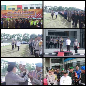Polres Metro Tangerang Kota Siagakan 1.499 Personel Gabungan dalam Operasi Lilin Jaya 2024