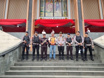 Sterilisasi Paskah, Tim Jibom Sisir 4 Gereja dengan Jamaat Besar di Kota Tangerang