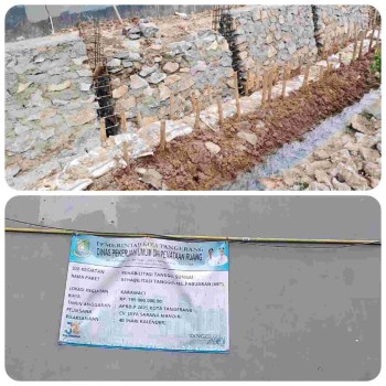 Proyek Turap Dikp Pabuaran, Kesan bekerja tanpa standar (K3), kurang pasir semen, hingga diduga kualitas diragukan serta tak ada pengawasan