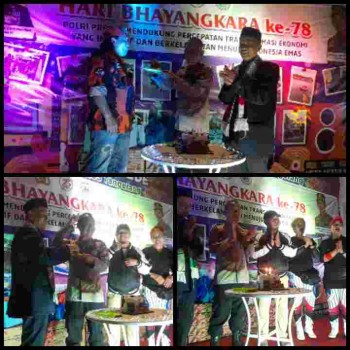 Puncak Peringatan Hari Bhayangkara ke-78 tahun 2024, panitia pelaksana H.ROYADI HS menggelar puncak atau penutupan